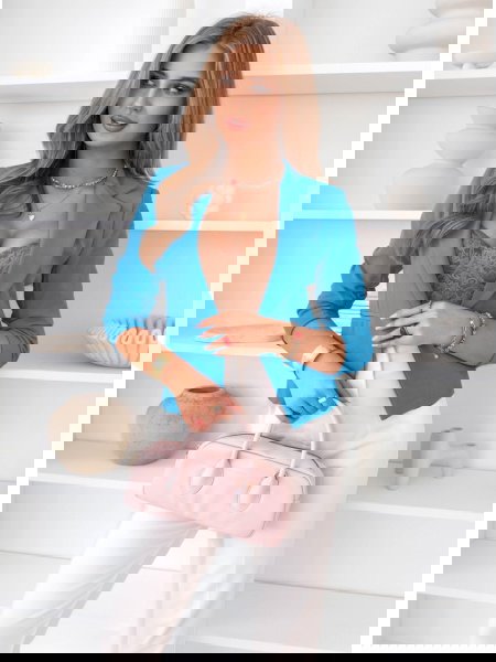 Chabrowa marynarka zapinana...