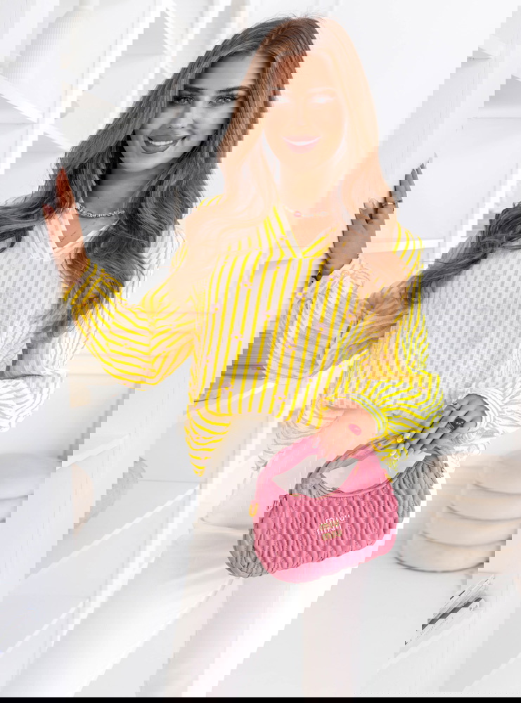 Muślinowa koszula w paski Aubrianne -...