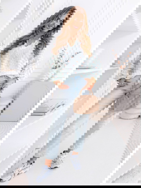 Muślinowa koszula w paski... 2