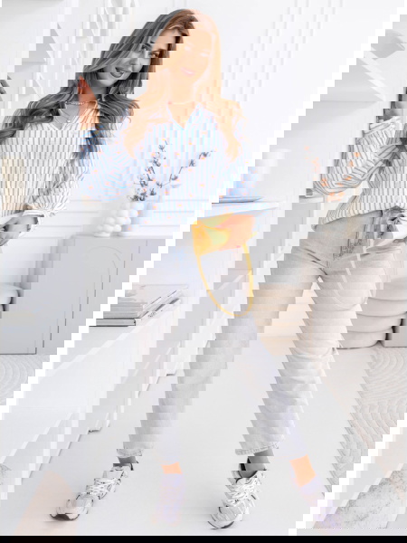 Muślinowa koszula w paski... 2