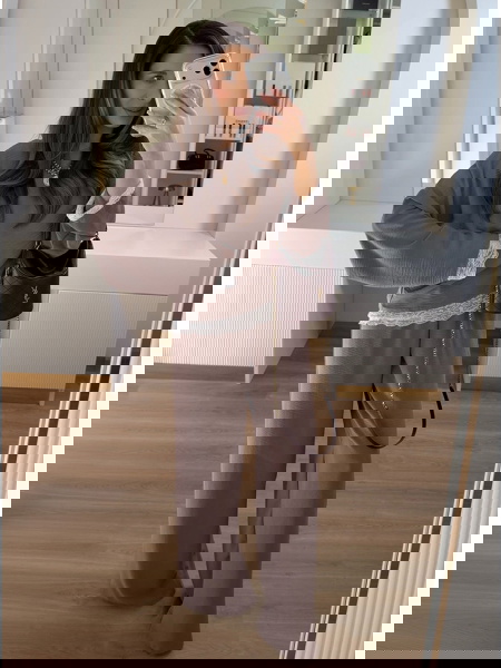 Komplet z koronkowymi... 2