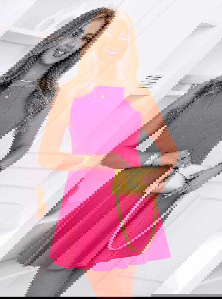 Rozkloszowana sukienka mini Leonesse...