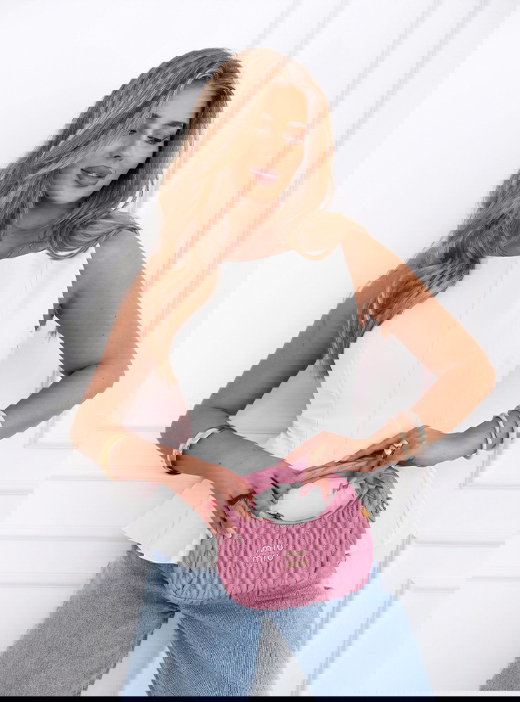 Biała dopasowana bluzka z...