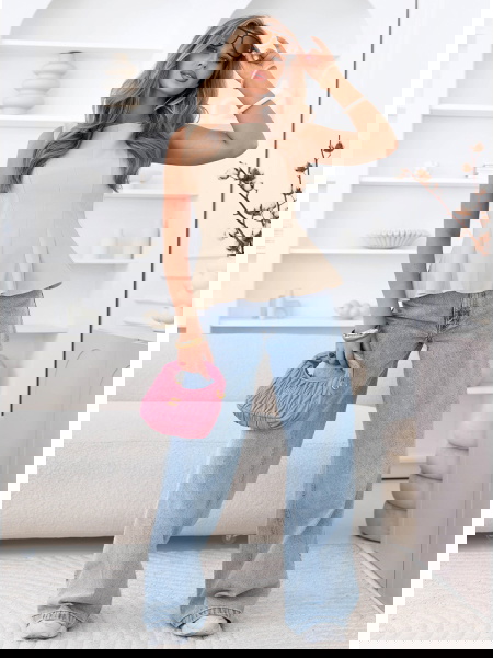 Jasnobeżowa dopasowana... 2