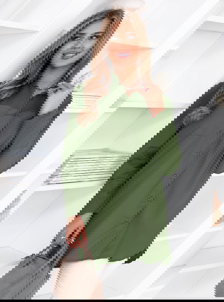 Koszula z kieszeniami Patrianna - khaki