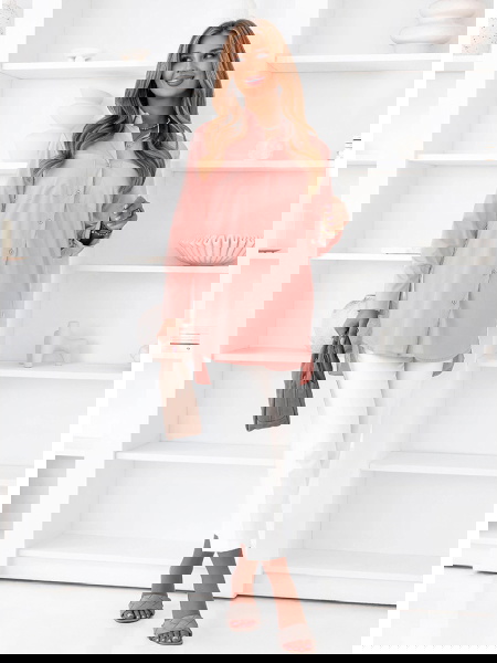 Pudrowa koszula z... 2