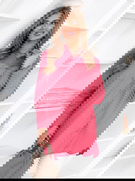 Różowa koszula z... 2