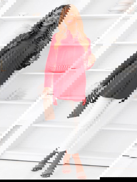 Malinowa koszula z... 2