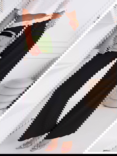 Czarne szerokie spodnie z... 2