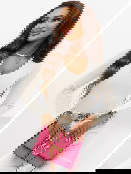 Prążkowana bluzka z... 2