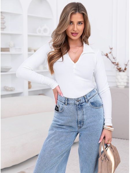 Biała bluzka z... 2