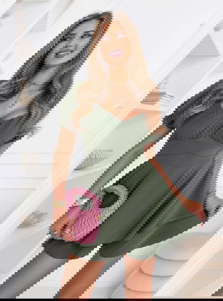 Kombinezon jak sukienka Jubidaa - khaki