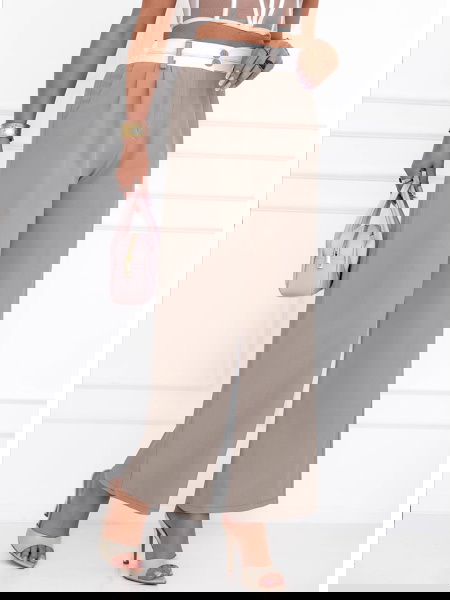 Szerokie spodnie z... 2