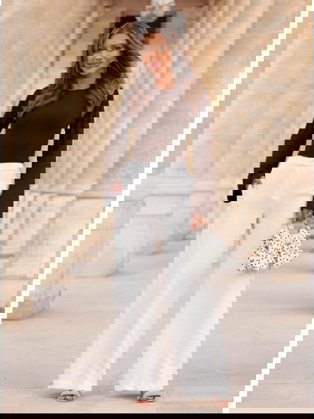 Czekoladowa bluzka z... 2