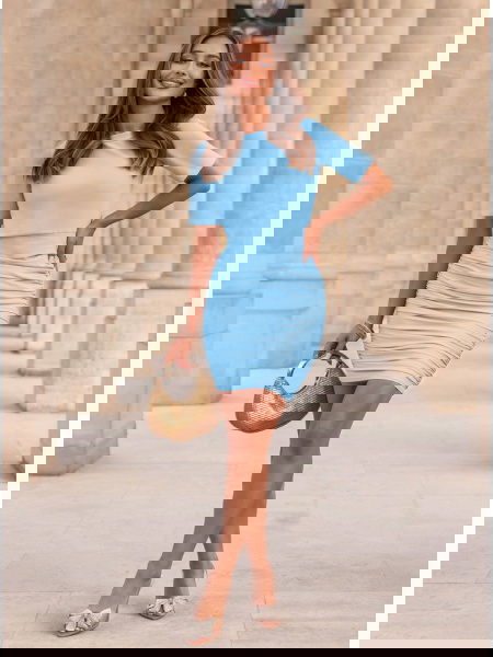 Błękitna dopasowana... 2