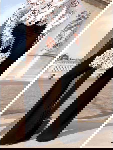 Czarne spodnie z... 2