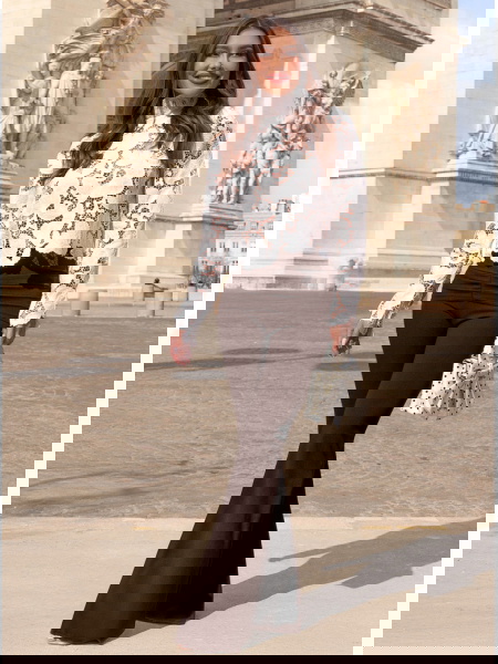 Czekoladowe spodnie z... 2