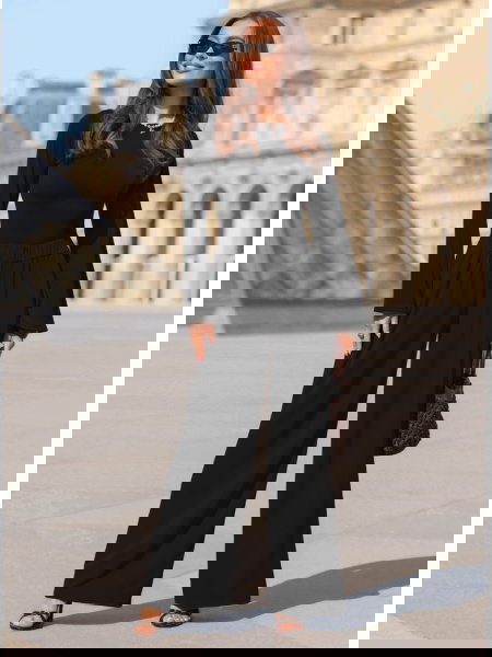 Czarny komplet szerokie... 2