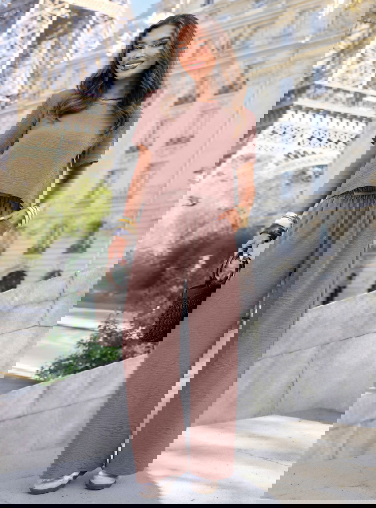 Komplet bluzka z krótkim rękawem i...