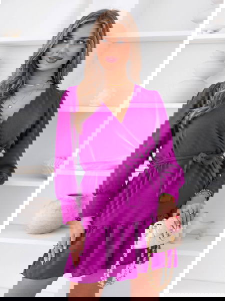 Sukienka z przekładanym...