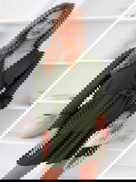 Sukienka z przekładanym... 2