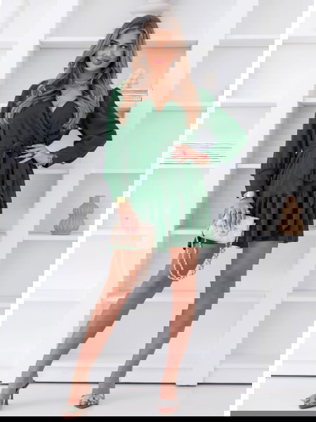 Sukienka z przekładanym...