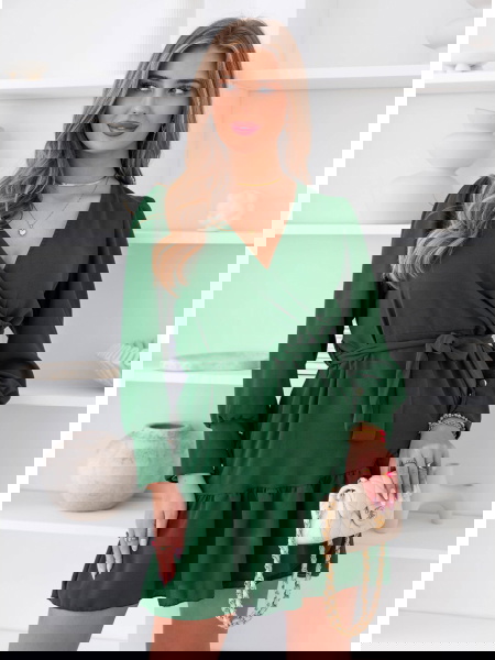 Sukienka z przekładanym... 2