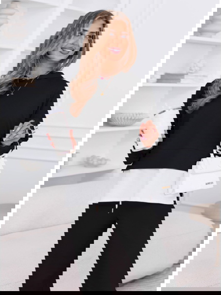 Czarny komplet dresowy... 2