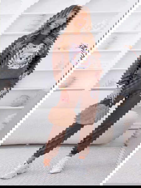 Czekoladowy komplet dresowy...