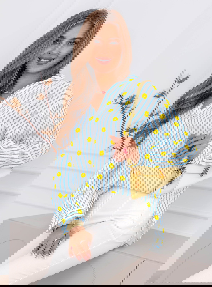 Muślinowa koszula w paski Emberlly -...