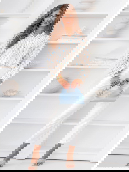 Muślinowa koszula w paski... 2