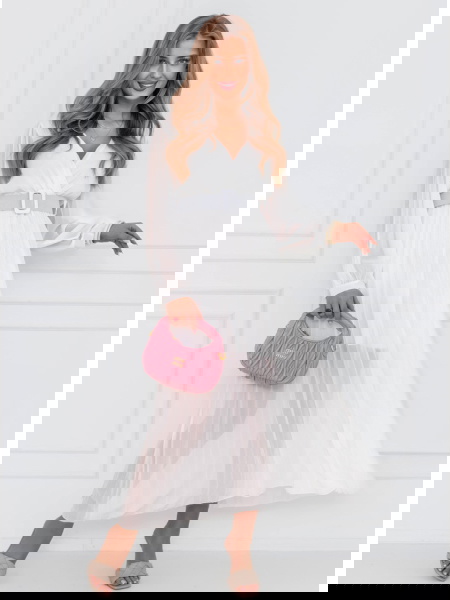 Biała sukienka z...