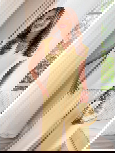 Komplet bluzka z dekoltem w...