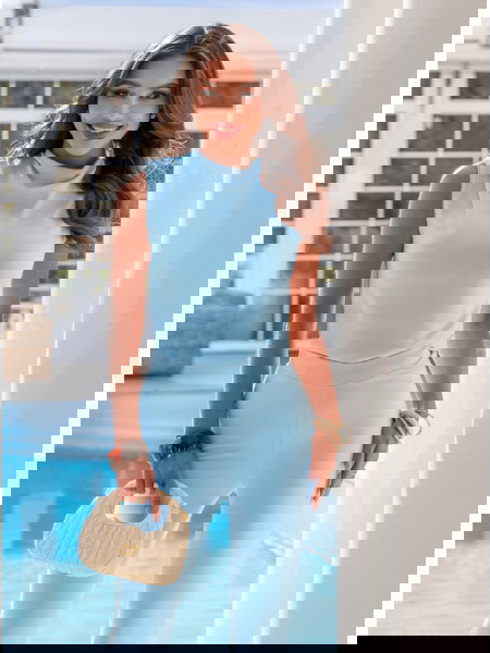 Błękitny komplet bluzka i... 2