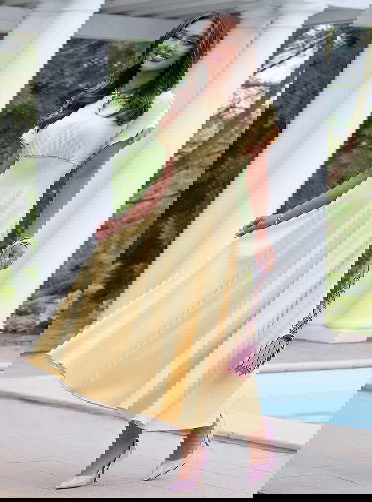 Sukienka z krótkim rękawem Printha -...