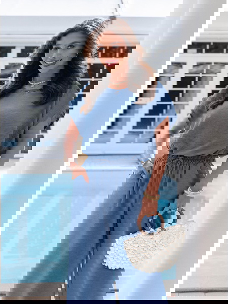 Komplet bluzka z krótkim... 2