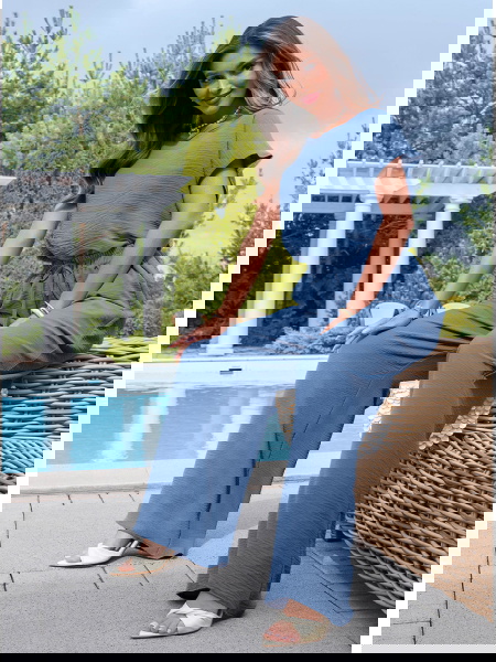 Komplet bluzka z krótkim...