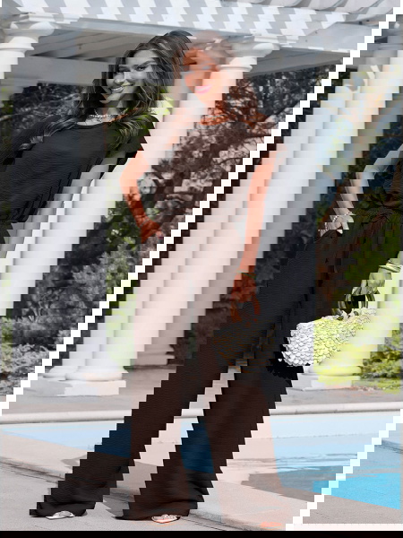 Czekoladowy komplet bluzka... 2