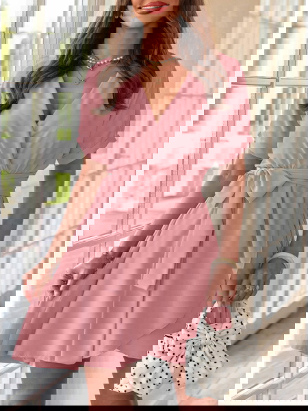 Sukienka mini wiązana w... 2