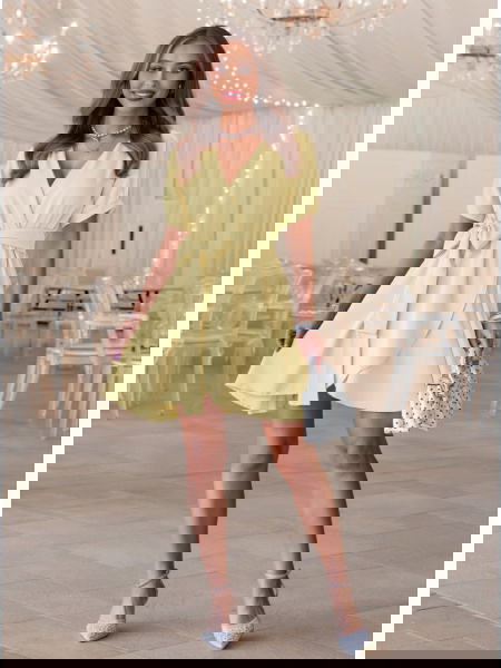 Sukienka mini wiązana w...