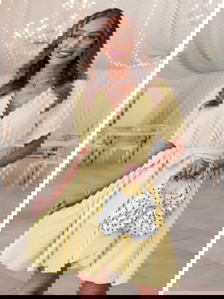 Sukienka mini wiązana w... 2