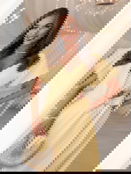 Sukienka z przekładanym... 2