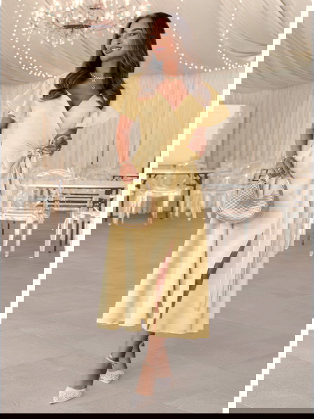 Sukienka z przekładanym...