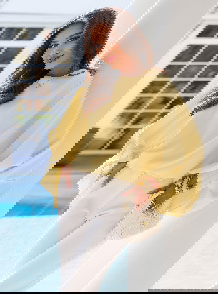 Bluzka z bufiastymi rękawami Firtha -...