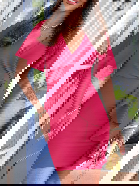 Sukienka z przekładanym...