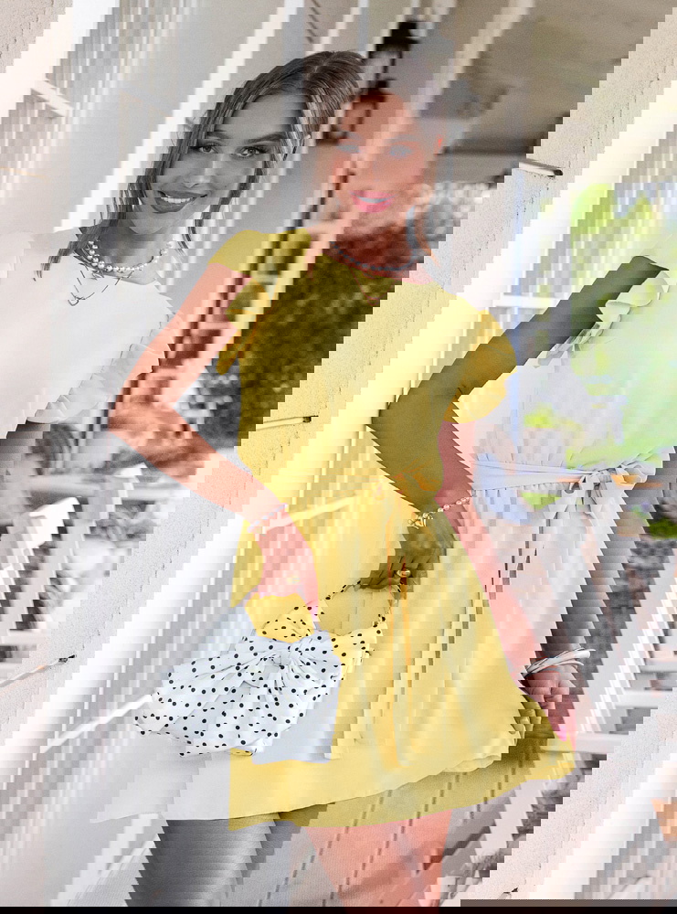 Sukienka z wiązaniem w talii Dalinda...