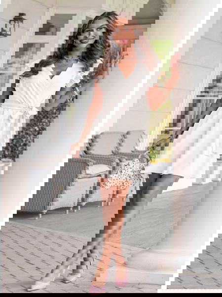 Biała sukienka z... 2