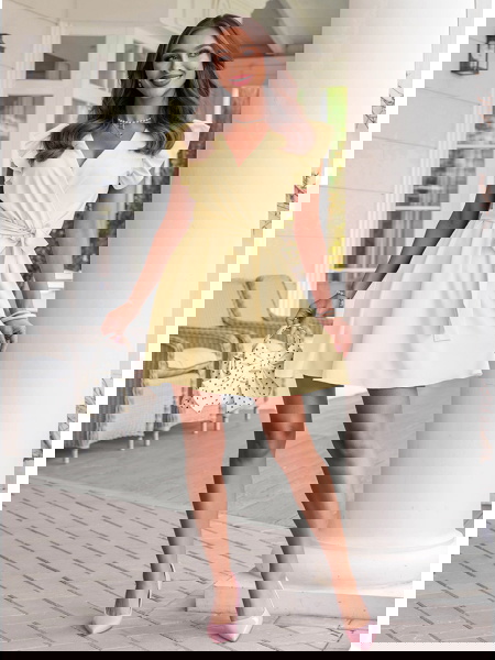 Sukienka z przekładanym... 2