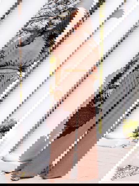 Komplet bluzka i szerokie...