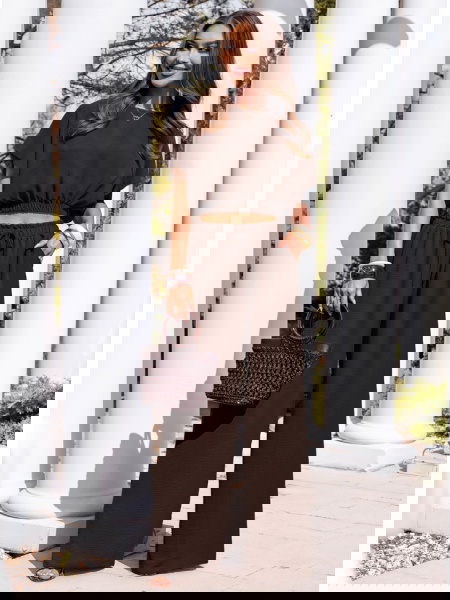 Czekoladowy komplet bluzka... 2